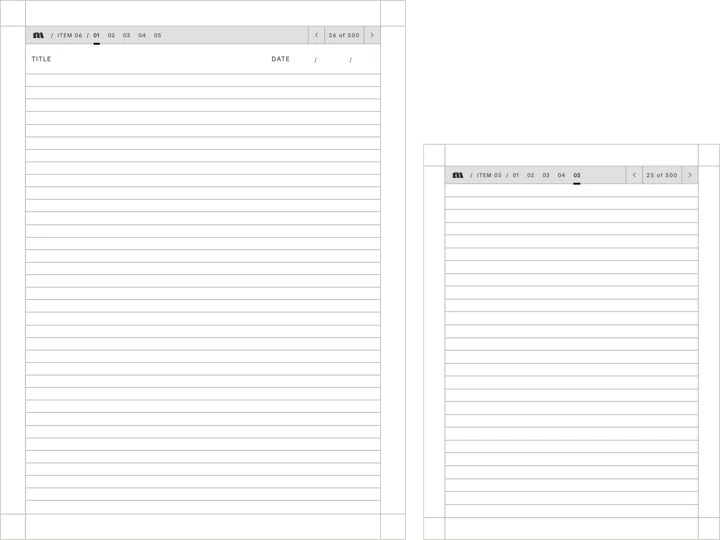 The same notes page in the Manta and Nomad versions, drawn at each screen's size