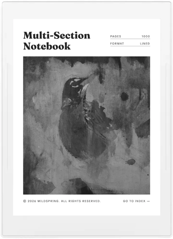 Index page