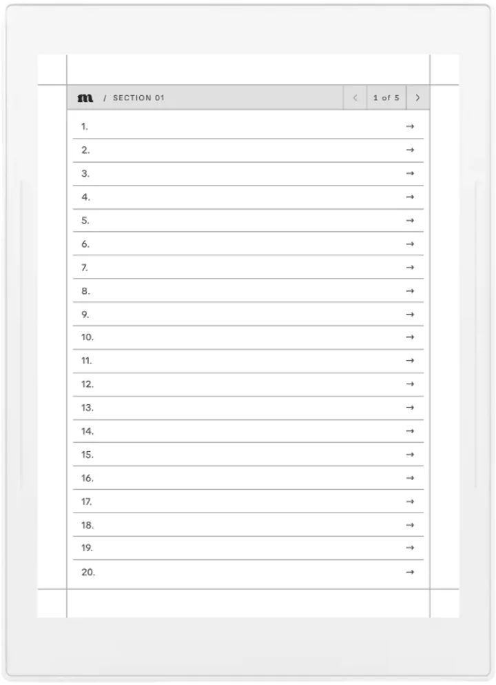 Tasks page