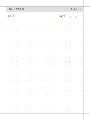 Dotted page