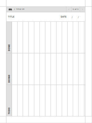Kanban (Landscape) page