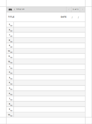 Time Blocker page