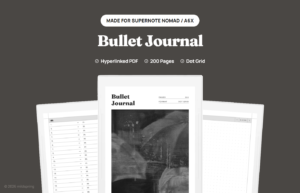 Bullet Journal for Supernote