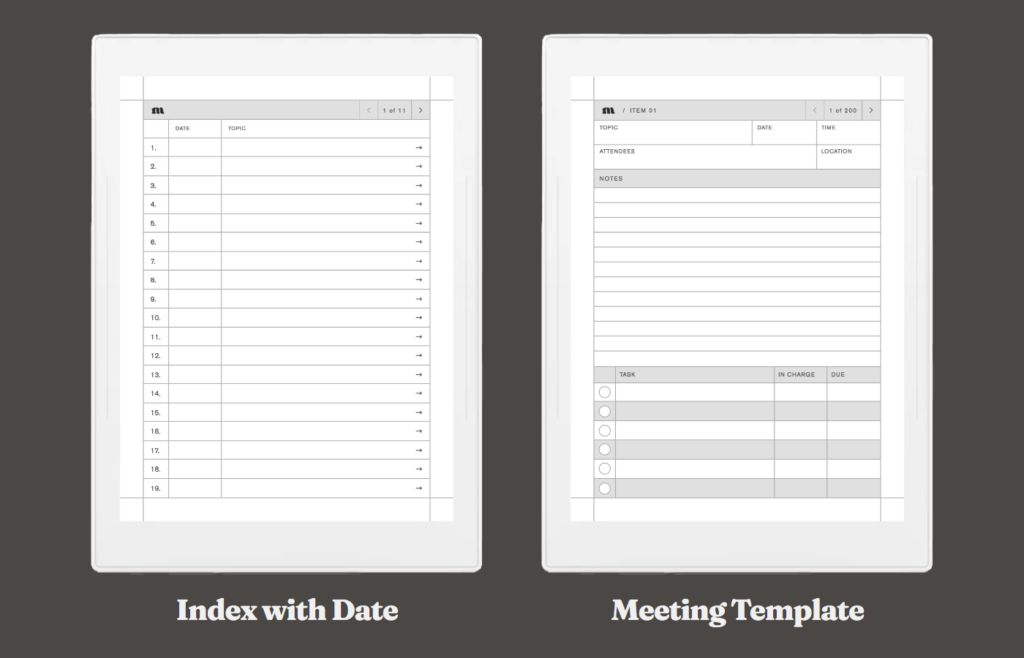 Business Meeting Notebook for Supernote, image 2