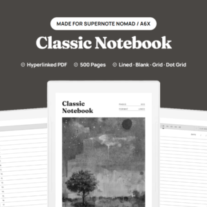 Classic Notebook for Supernote