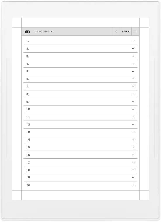Tasks page