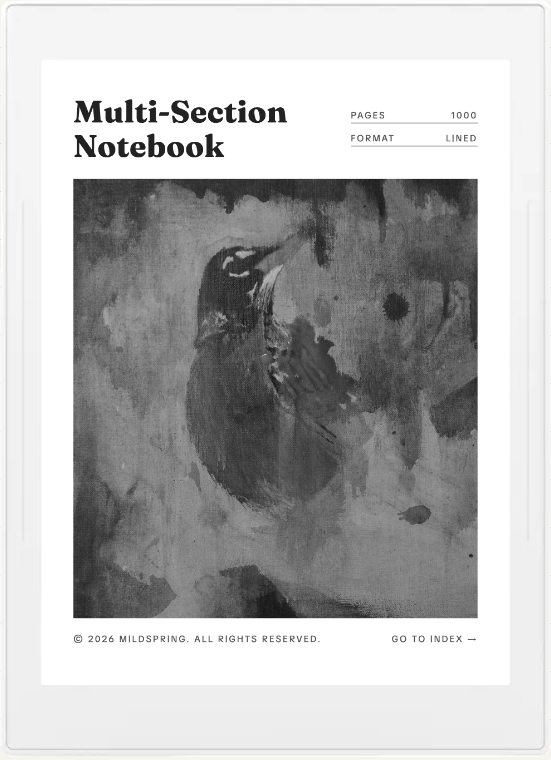 Index page