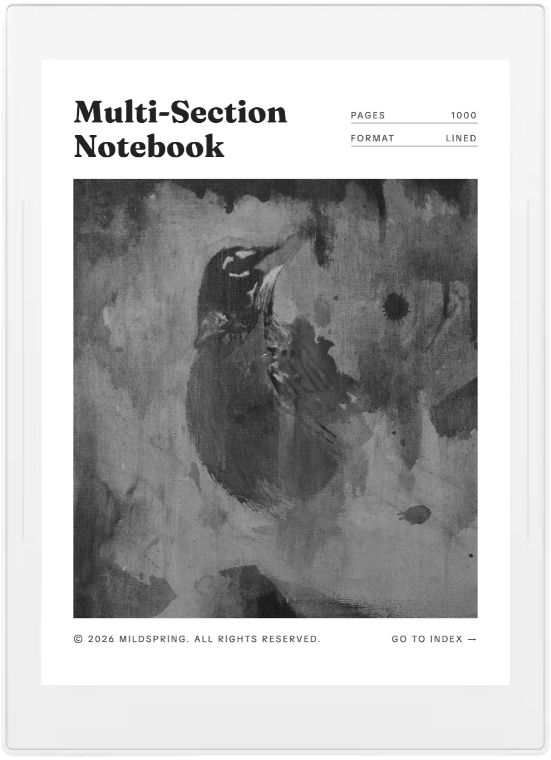 Index page