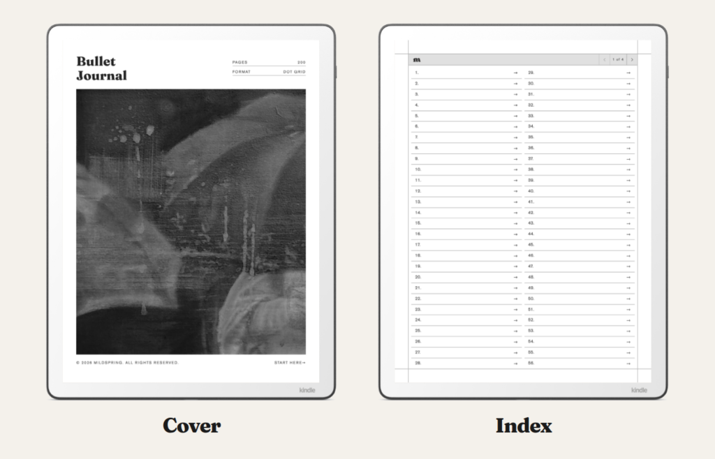 Bullet Journal for Kindle Scribe, image 2