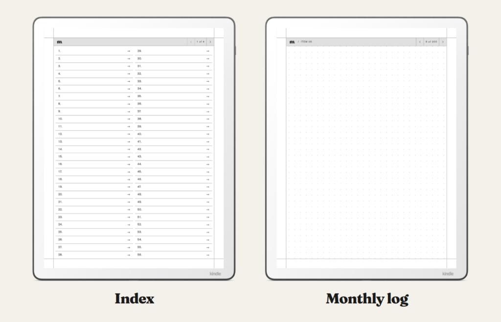 Bullet Journal for Kindle Scribe, image 3