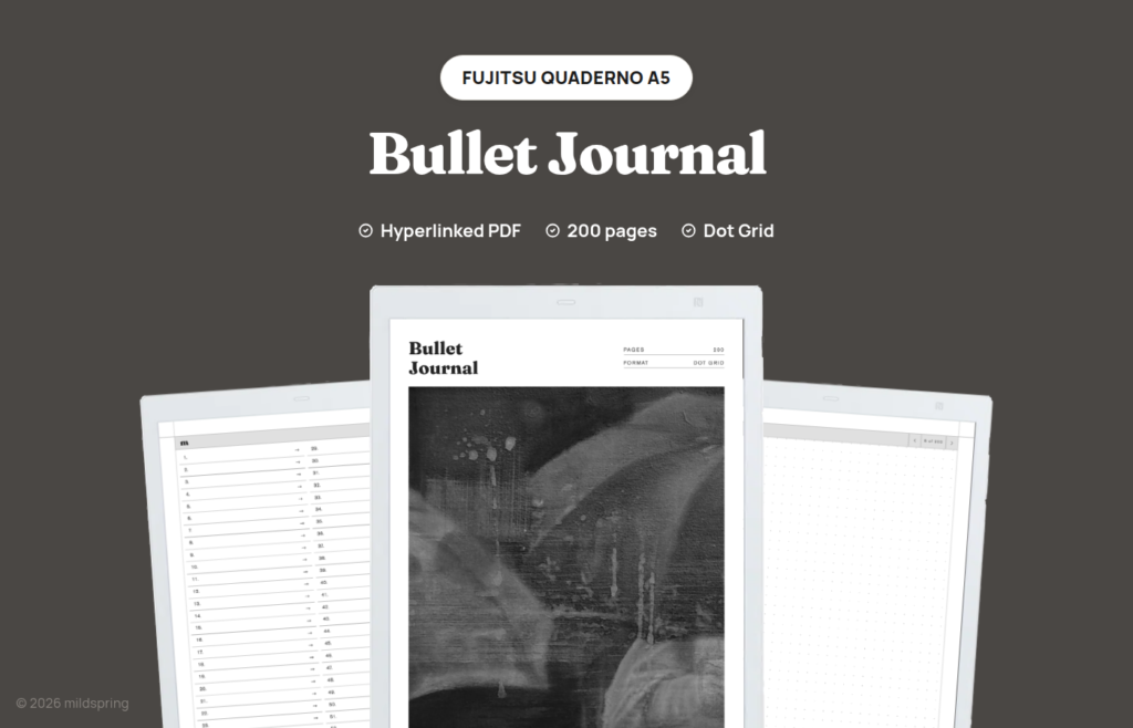 Bullet Journal for Quaderno