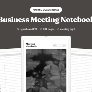 Business Meeting Notebook for Quaderno