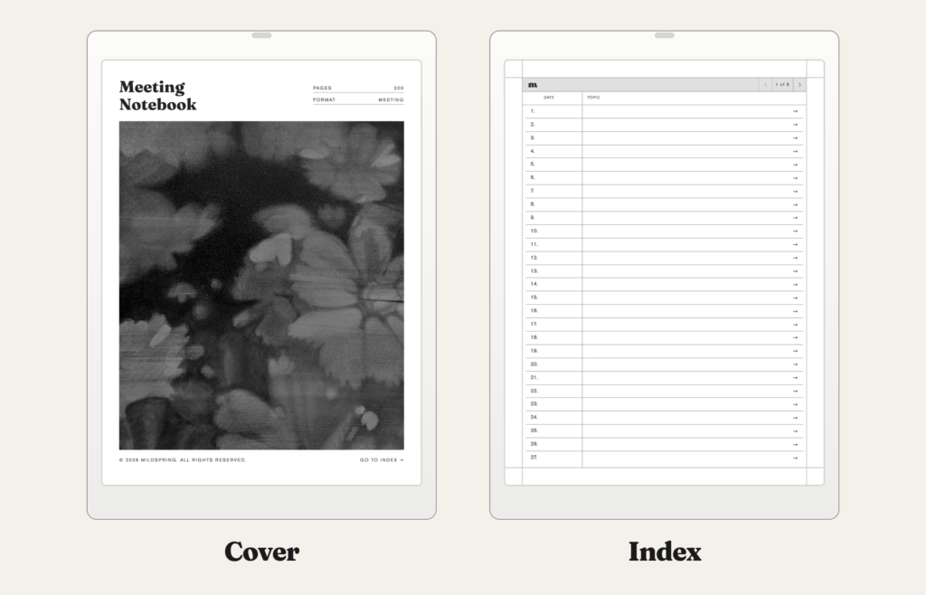 Business Meeting Notebook for Quaderno, image 2