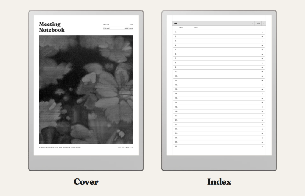 Business Meeting Notebook for reMarkable, image 2