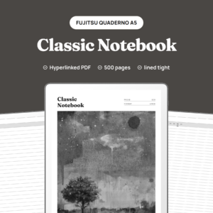 Classic Notebook for Kindle Scribe