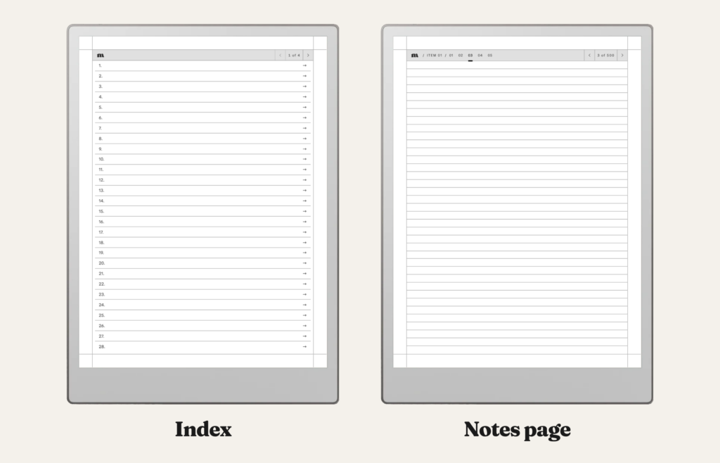 Classic Notebook for reMarkable, image 3