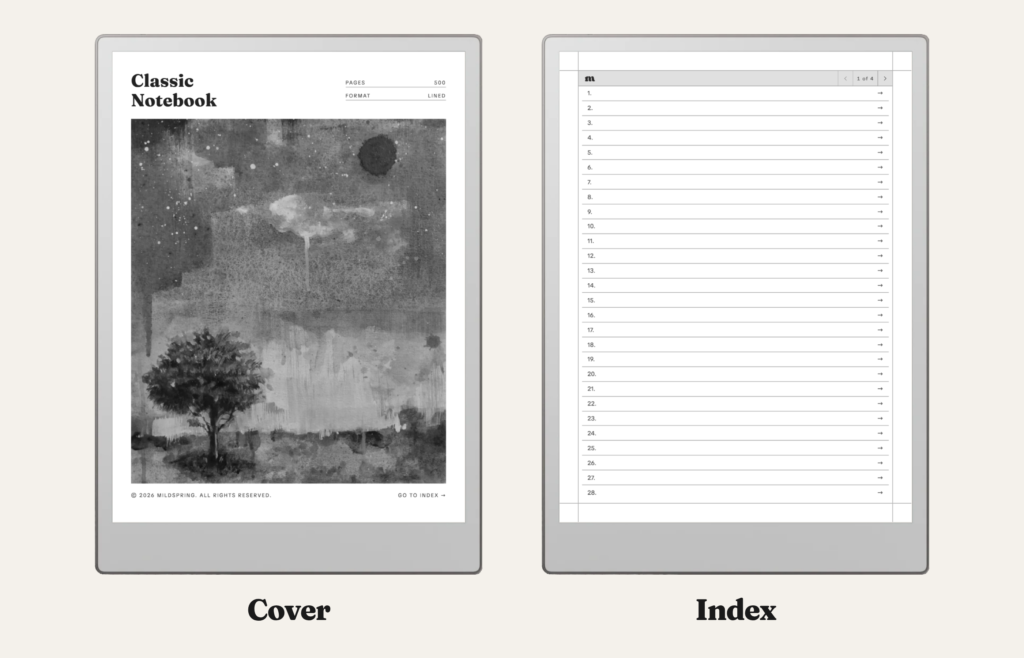 Classic Notebook for reMarkable, image 5