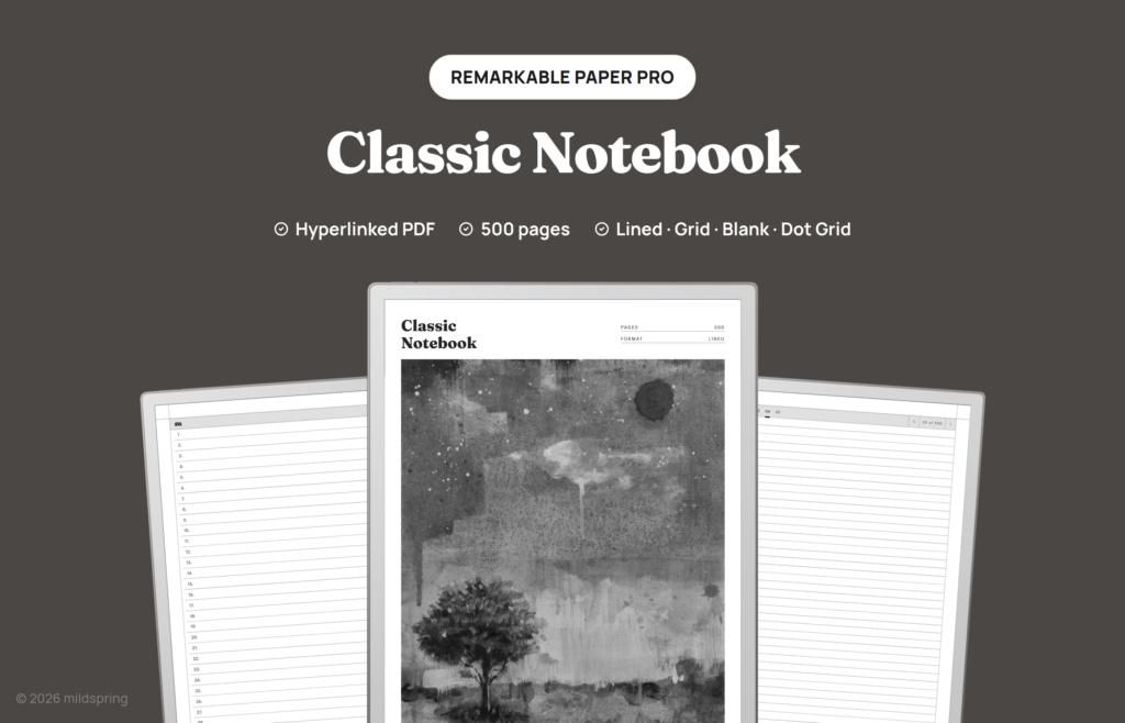 Classic Notebook for reMarkable, image 7
