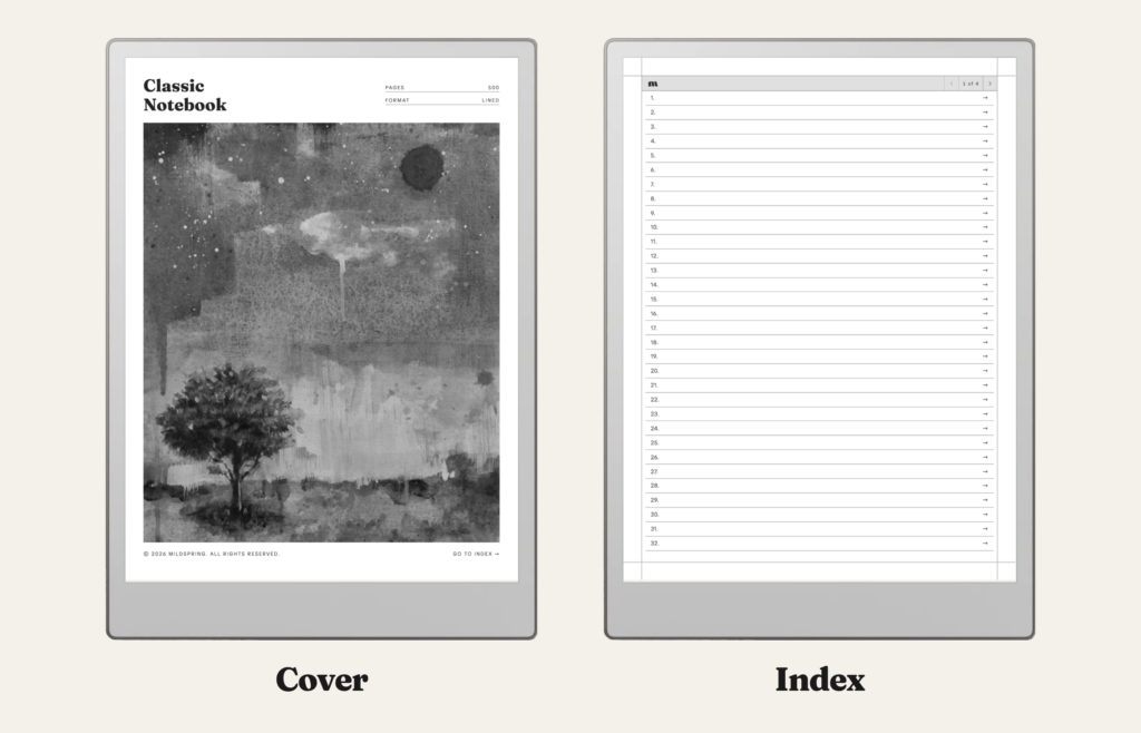 Classic Notebook for reMarkable, image 8