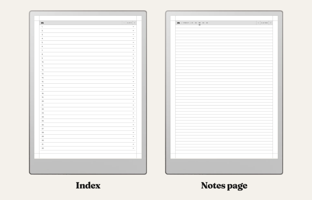 Classic Notebook for reMarkable, image 9
