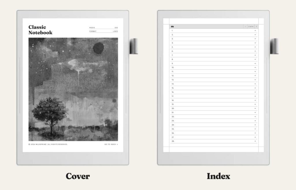 Classic Notebook for Supernote, image 2