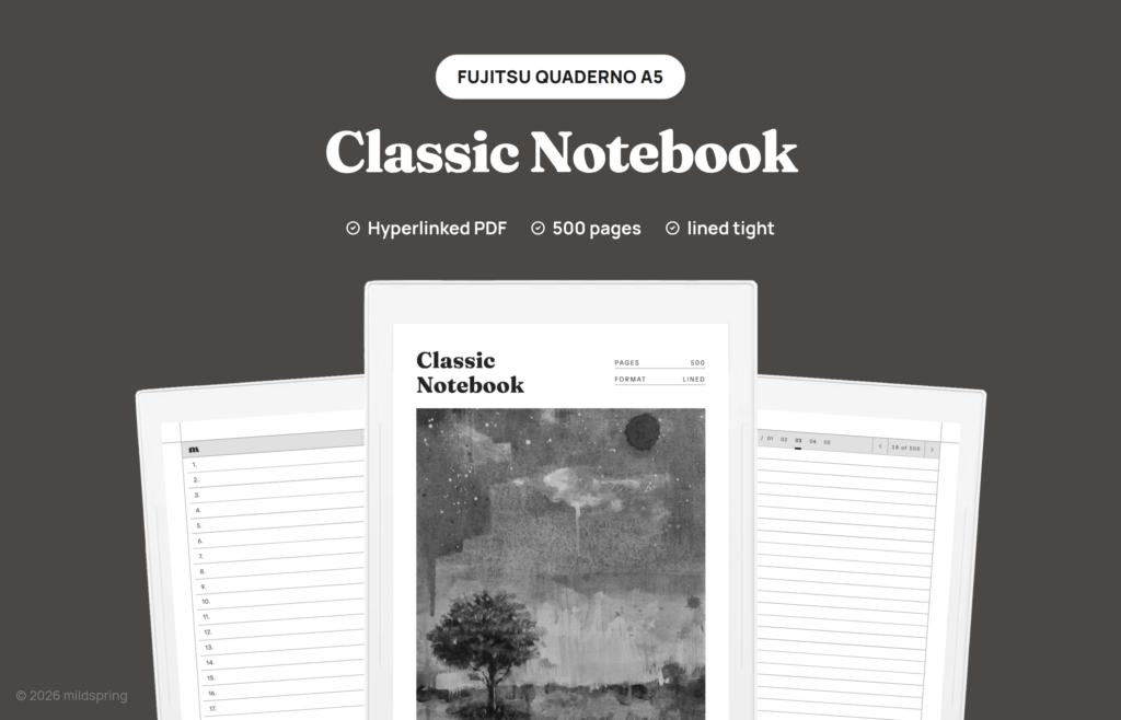 Classic Notebook for Supernote, image 4