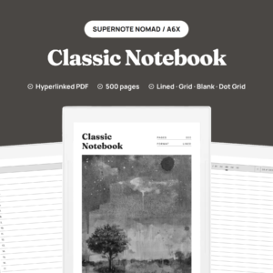 Classic Notebook for Supernote
