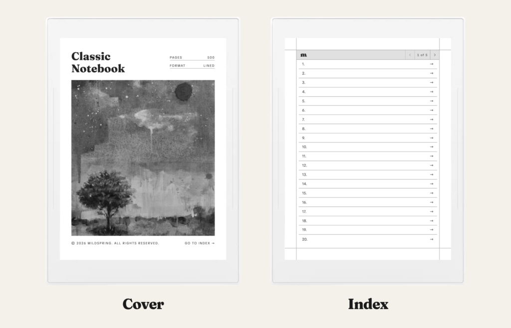 Classic Notebook for Supernote, image 5