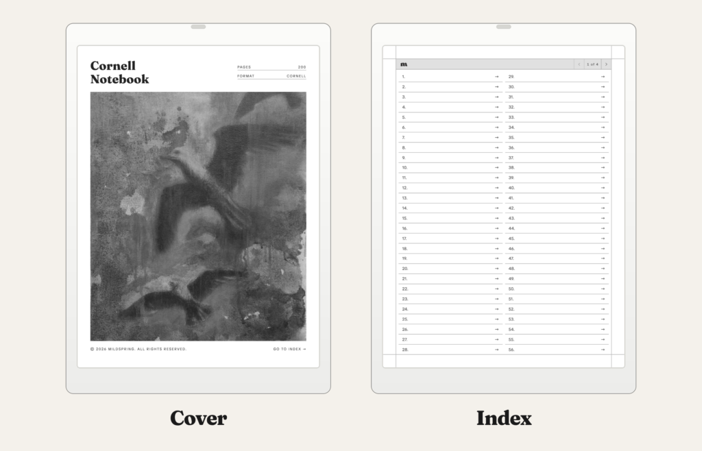 Cornell Notes Digital Notebook for Quaderno, image 2