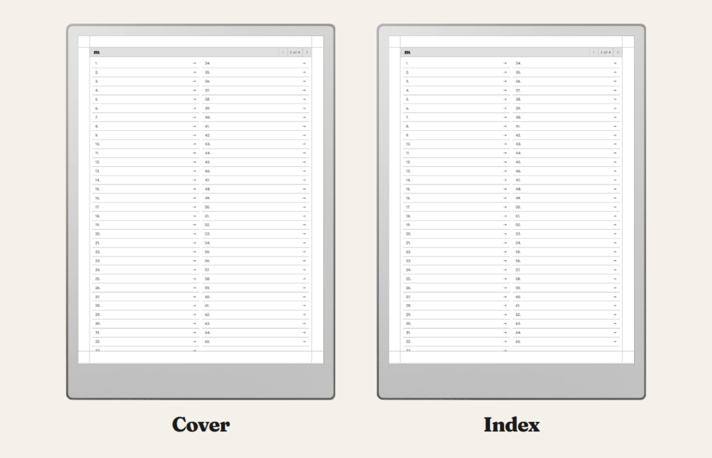 Cornell Notes Digital Notebook for reMarkable, image 2