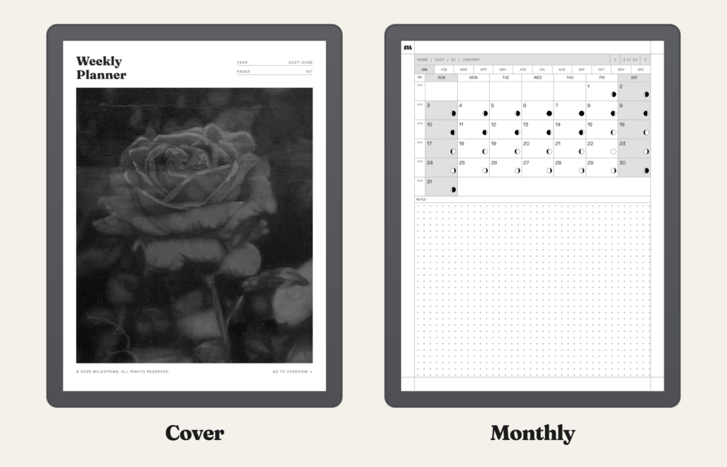 2027-2028 Weekly Planner for Kindle Scribe, image 6