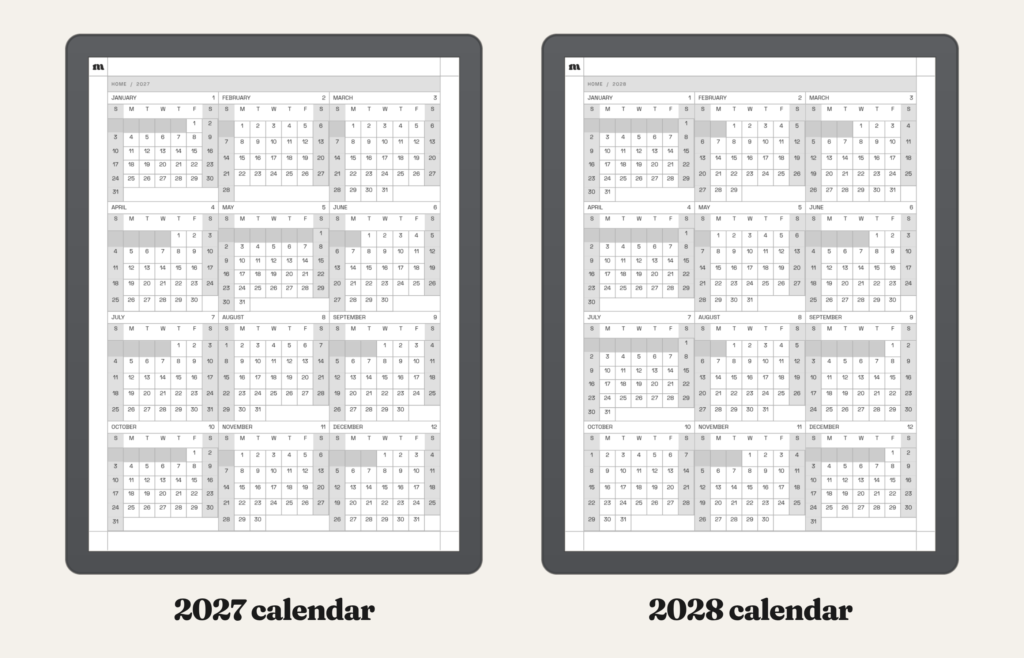 2027-2028 Weekly Planner for Kindle Scribe, image 8
