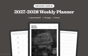 2027-2028 Weekly Planner for Kobo, image 9