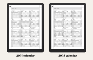 2027-2028 Weekly Planner for Kobo, image 8