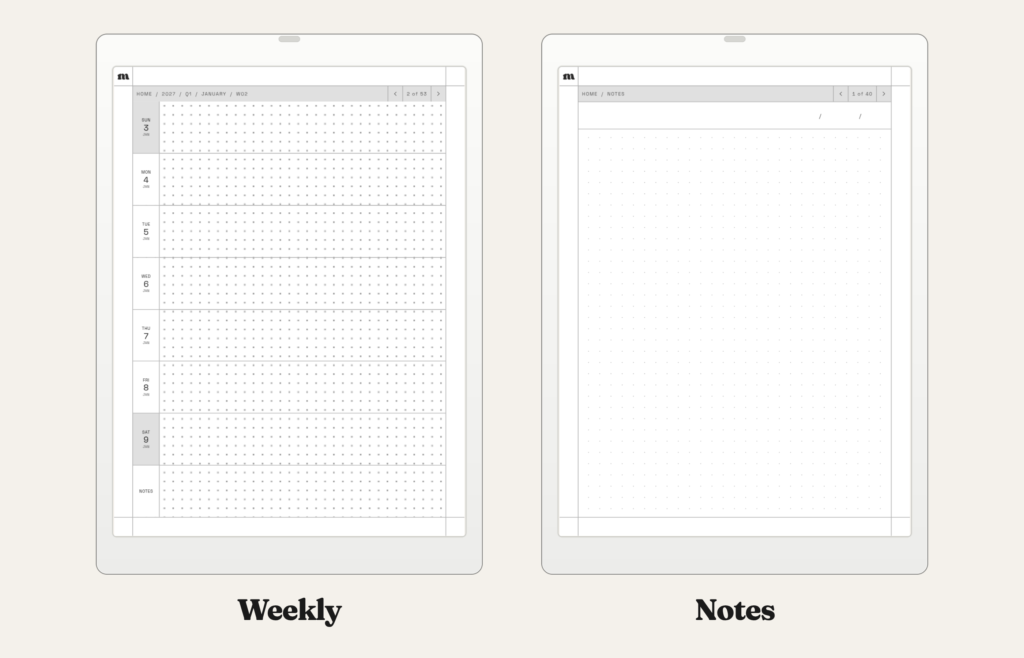 2027-2028 Weekly Planner for Quaderno, image 3
