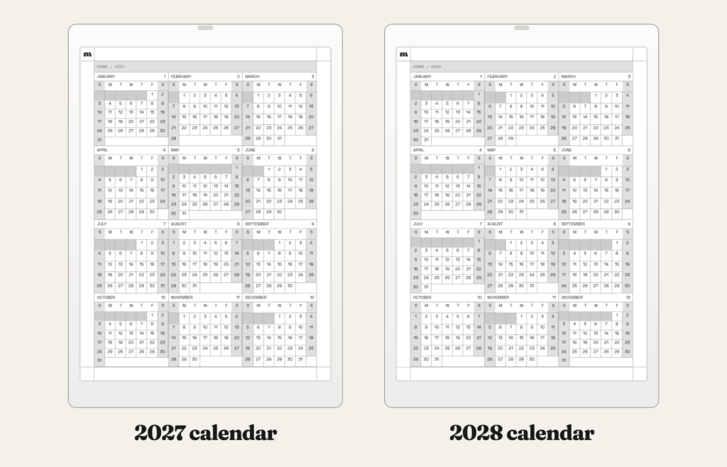 2027-2028 Weekly Planner for Quaderno, image 4