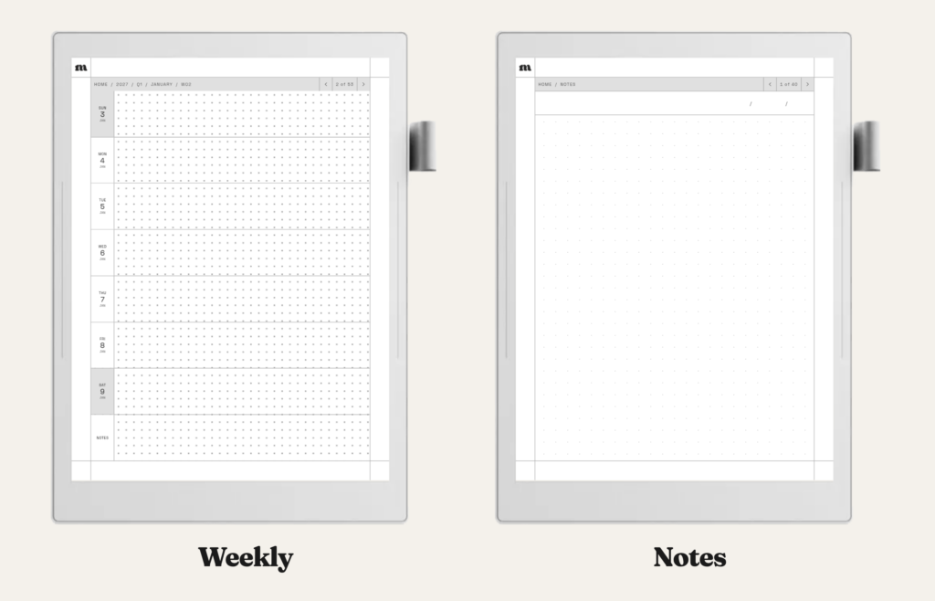 2027-2028 Weekly Planner for Supernote, image 7