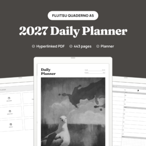2027 Daily Planner for Quaderno