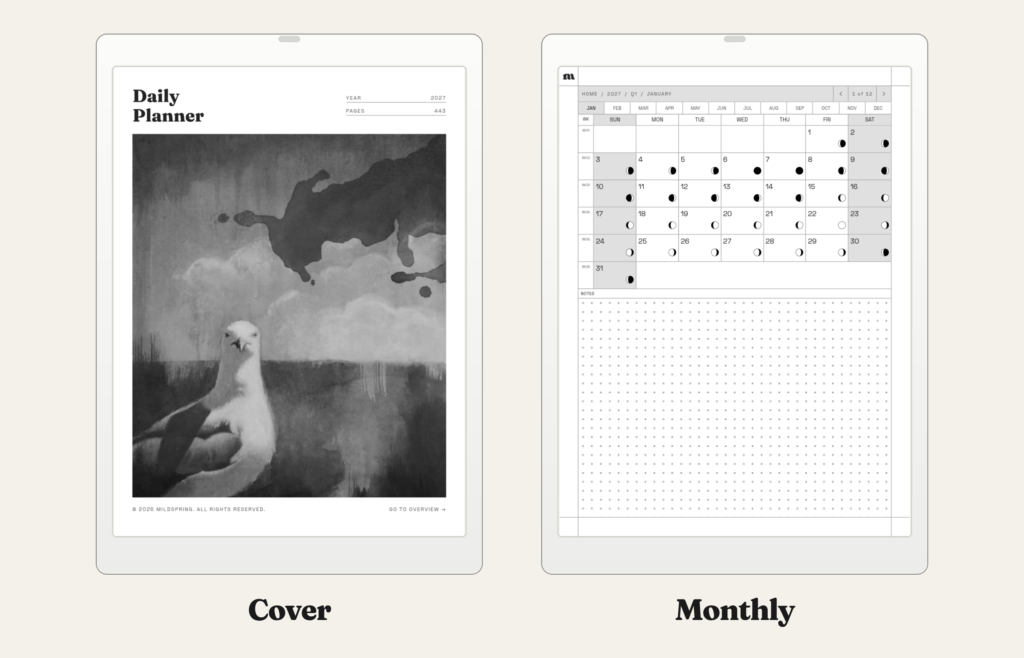 2027 Daily Planner for Quaderno, image 2