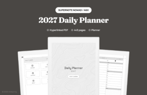 2027 Daily Planner
