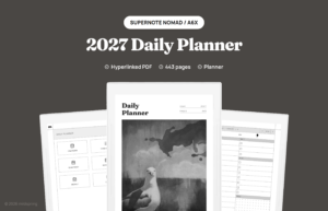 2027 Daily Planner