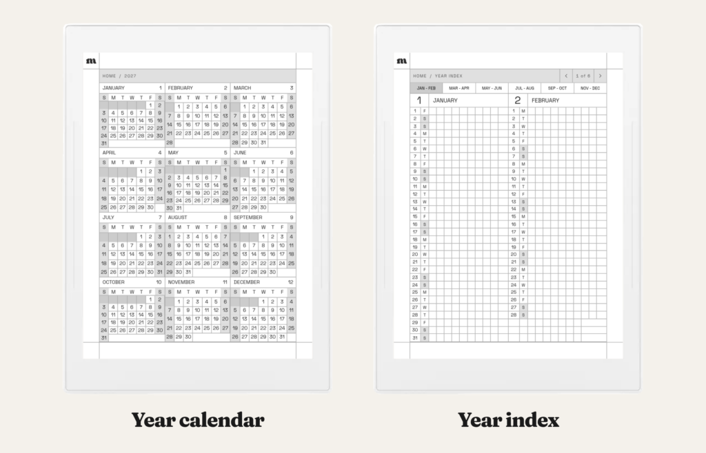 2027 Daily Planner for Supernote, image 4