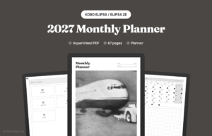 2027 Monthly Planner for Kobo, image 9