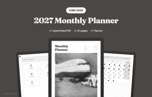 2027 Monthly Planner for Kobo, image 5