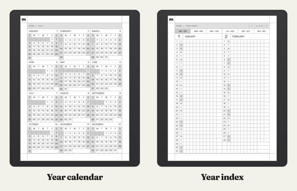 2027 Weekly Planner for BOOX, image 4