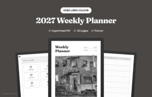 2027 Weekly Planner for Kobo, image 1