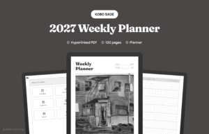 2027 Weekly Planner for Kobo, image 5