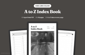 A to Z Index Book for Kobo, image 1