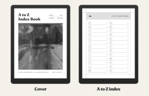 A to Z Index Book for Kobo, image 2