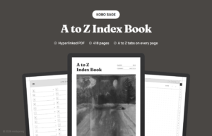 A to Z Index Book for Kobo, image 4